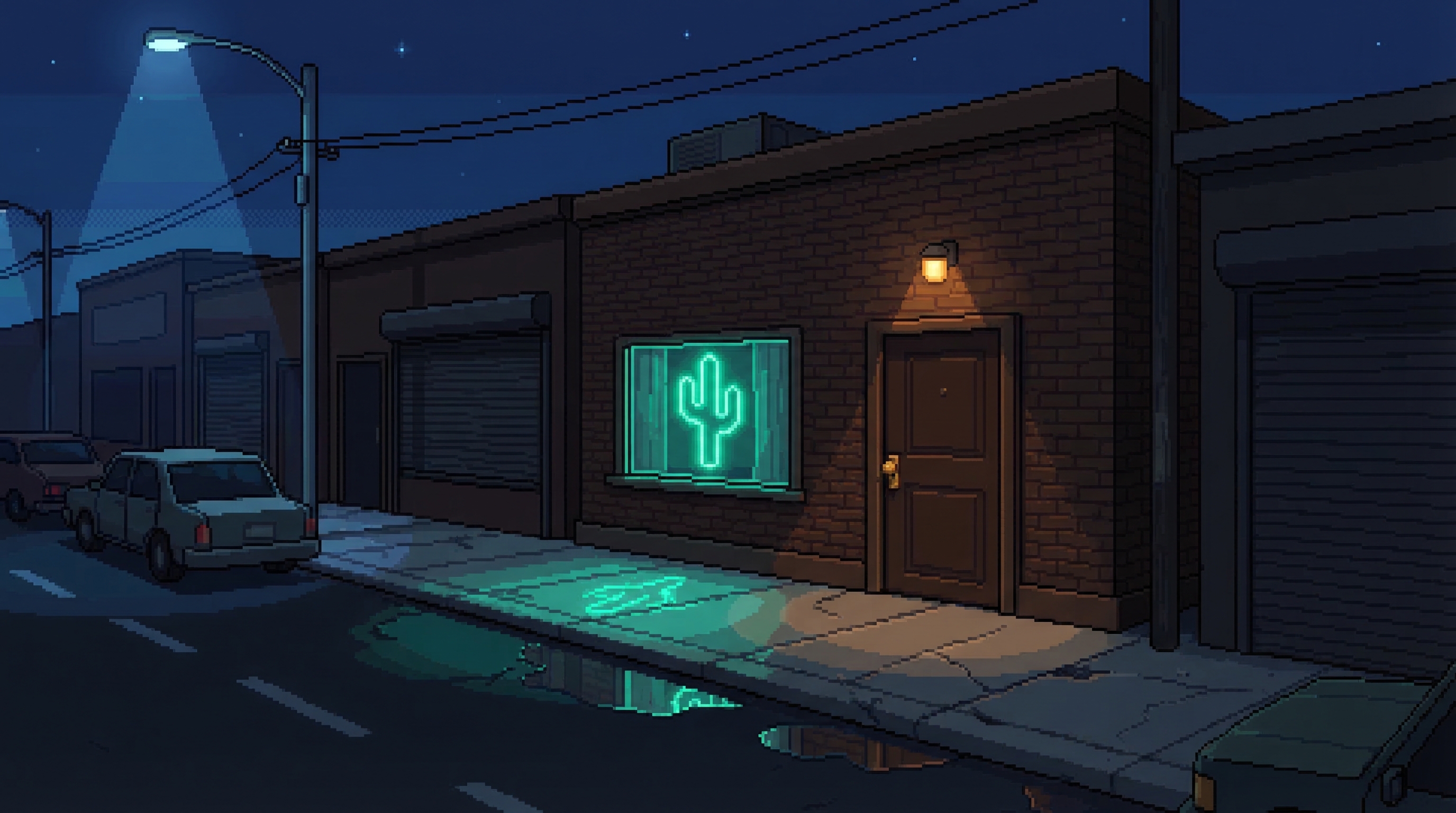 The Neon Cactus bar exterior